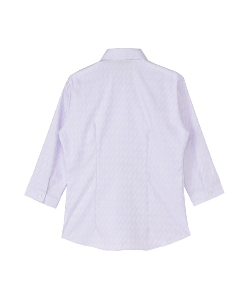 フォーマル ブラウス シャツ 形態安定ノーアイロン レギュラー 7分袖ビジネスワイシャツ レディース | BRICK HOUSE by TOKYO SHIRT | 02