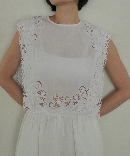 ブラウス シャツ Cutwork Box Blouse レディース anuke ブラウス シャツ Cutwork Box Blouse レディース