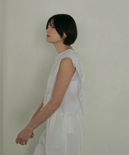 anuke ブラウス シャツ Cutwork Box Blouse レディース