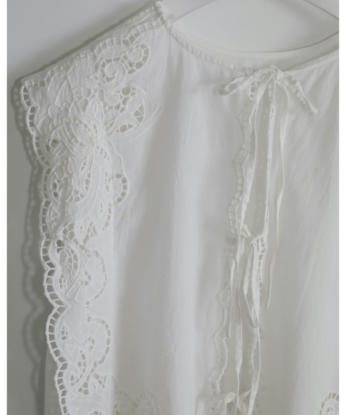 anuke ブラウス シャツ Cutwork Box Blouse レディース