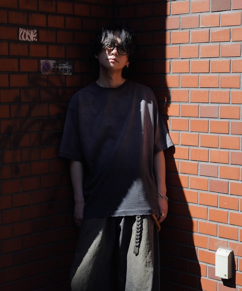 「WYM LIDNM」 半袖Tシャツ M グレー メンズ
