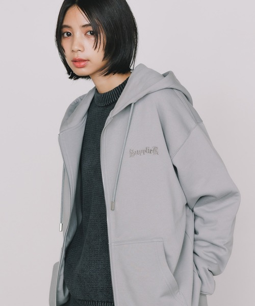 SUPPLIER（サプライヤー） パーカー Chrome Cross Zip Hoodie