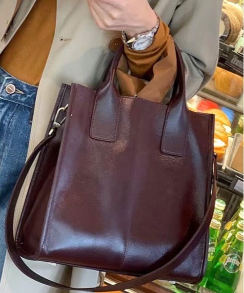 ショルダーバッグ バッグ 「 NiiNa / ニーナ 」「高品質牛革」2way