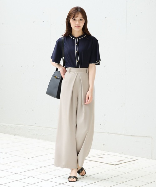 ブラウス シャツ 2WAYラッフルブラウス574992 レディース Andemiu ブラウス シャツ 2WAYラッフルブラウス574992