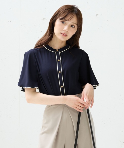 ［新品］前後２ＷＡＹラッフルブラウス 前後2WAY】ラッフルブラウス｜J'aDoRe JUN ONLINE OUTLET