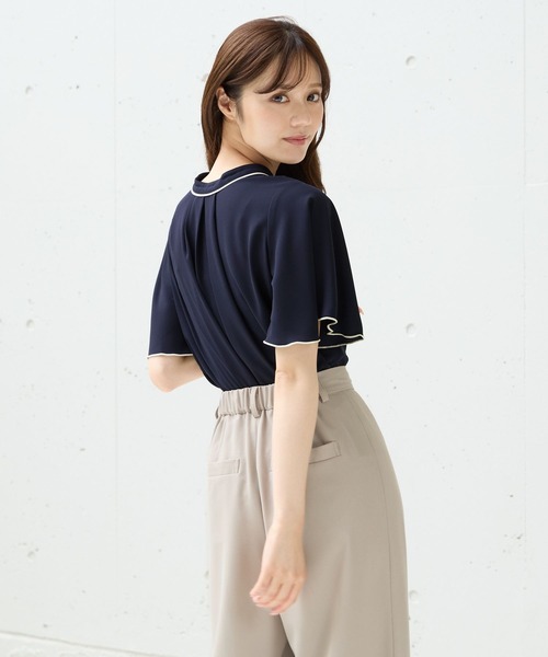 ブラウス シャツ 2WAYラッフルブラウス574992 レディース Andemiu ブラウス シャツ 2WAYラッフルブラウス574992
