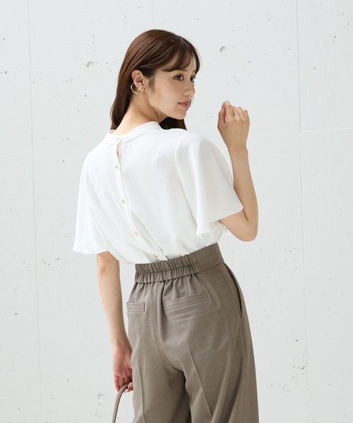 ブラウス シャツ 2WAYラッフルブラウス574992 レディース Andemiu ブラウス シャツ 2WAYラッフルブラウス574992