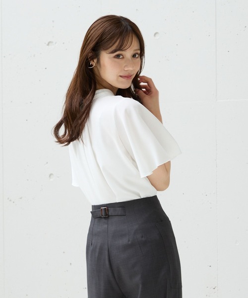 ブラウス シャツ 2WAYラッフルブラウス574992 レディース Andemiu ブラウス シャツ 2WAYラッフルブラウス574992