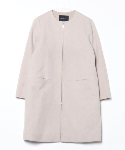 グリーンレーベルリラクシング ノーカラーミドル丈コート green label relaxing（グリーンレーベルリラクシング）の「SENTDALE
