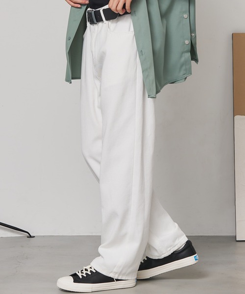 SEN TOKYO ジーンズ モノトーンワイドストレートデニム メンズ