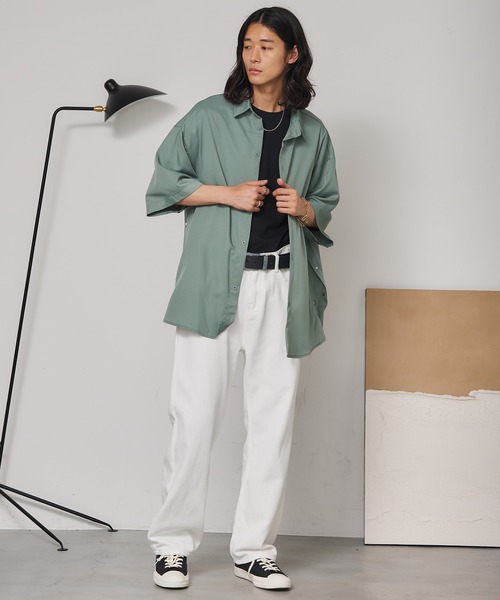 SEN TOKYO ジーンズ モノトーンワイドストレートデニム メンズ