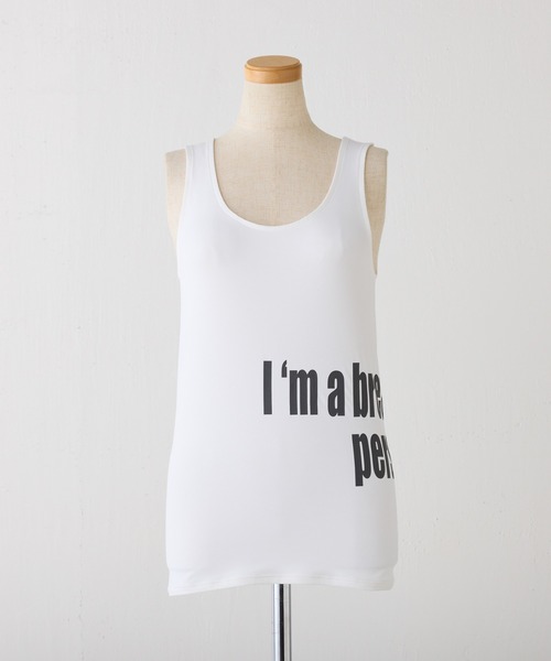 tシャツ CEPIE./メッセージタンクトップ レディース