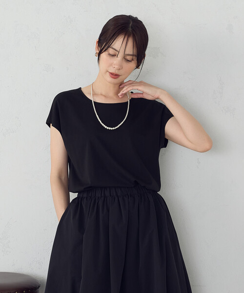 tシャツ レーヨンポンチ プルオーバー レディース
