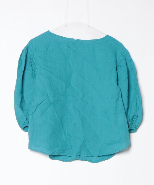 「UNTITLED」 7分袖ブラウス 00 ブルーグリーン レディース