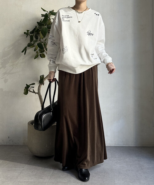 DouDou（ドゥドゥ） スウェットカットソー FREE ダークグレー