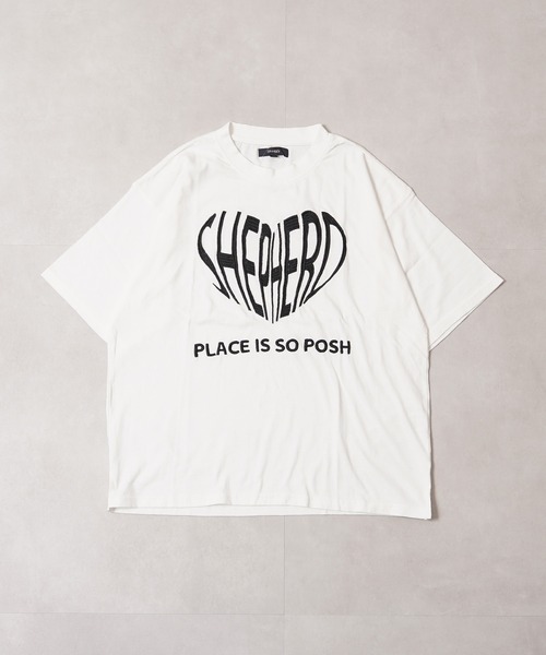 tシャツ ハート刺繍 ピグメントTシャツ / Heart Embroidery Pigment T 