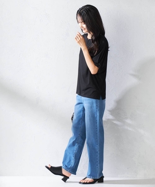 パフスリーブ」に該当するレディースのTシャツ/カットソー（グリーン 
