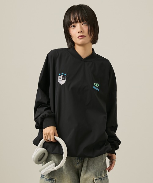 「Snap club」 長袖チュニック L グリーン レディース