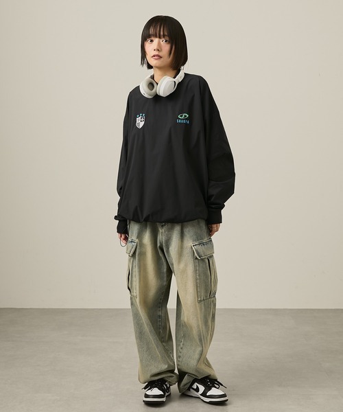 「Snap club」 長袖チュニック L グリーン レディース