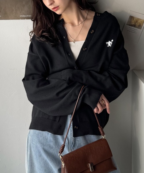 Java カーディガン ジャバコラボ」着まわし自在のベーシックデザイン