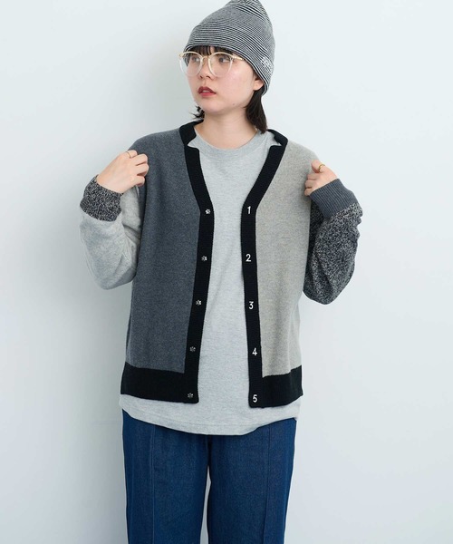 I am I in fact（アイアムアイインファクト） カーディガン UPW数字