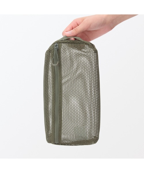 無印良品（MUJI） 旅行 立体メッシュケース M 約25×12．5×5cm