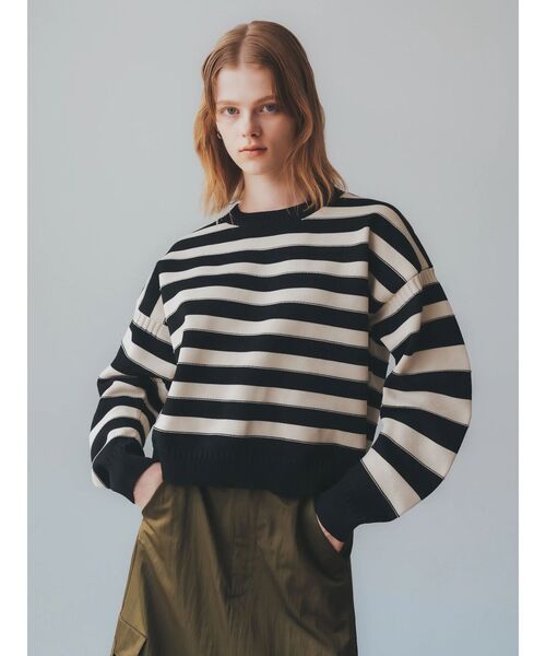 「YECCA VECCA」 長袖ニット FREE アイボリー レディース_画像2