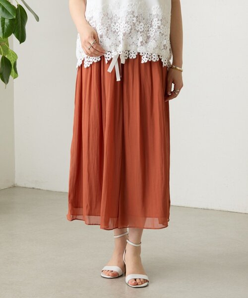 BEARDSLEY（ビアズリー） パンツ NEWシワシフォンギャザーパンツ