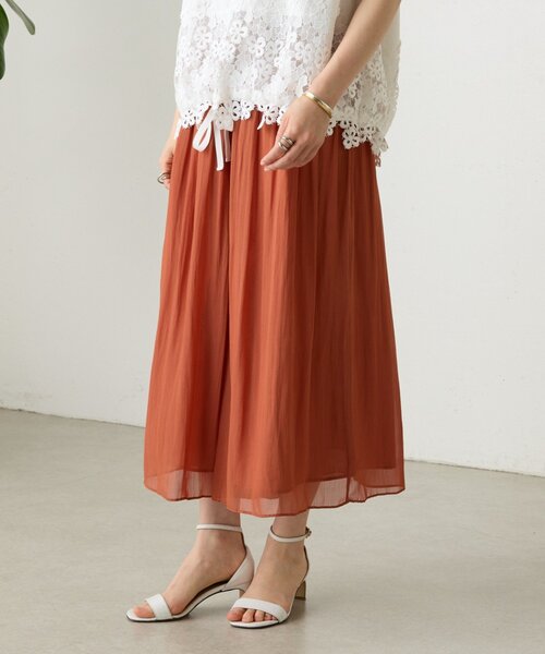 BEARDSLEY（ビアズリー） パンツ NEWシワシフォンギャザーパンツ