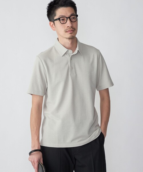 「SHIPS」 半袖ポロシャツ X-LARGE ネイビー メンズ_画像2