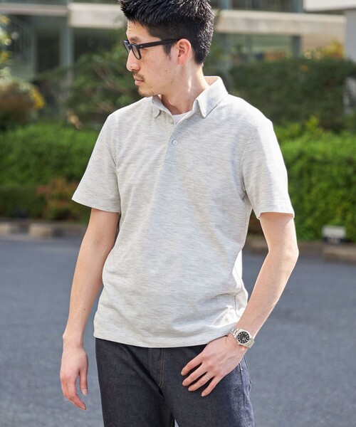 「SHIPS」 半袖ポロシャツ X-LARGE ネイビー メンズ_画像5