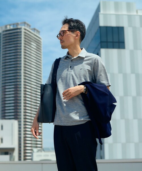 「SHIPS」 半袖ポロシャツ X-LARGE ネイビー メンズ_画像10