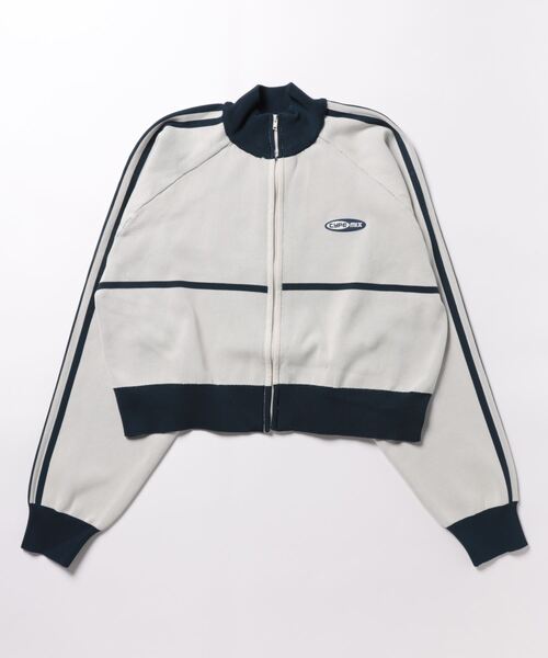 「ANAP」 ジップアップブルゾン FREE ライトグレー レディース_画像2