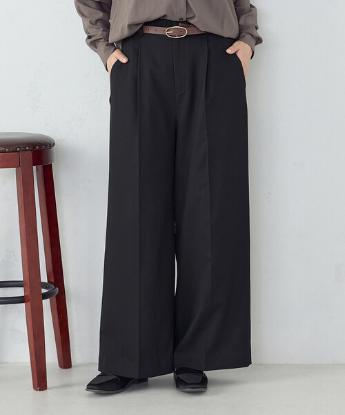 COMME CA ISM（コムサイズム） ワイドパンツ パンツ 「セットアップ