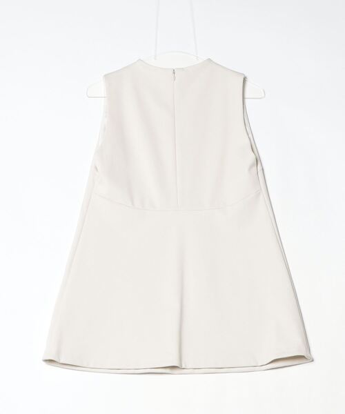 Demi-Luxe BEAMS」 ノースリーブトップス 38 ホワイト レディース 