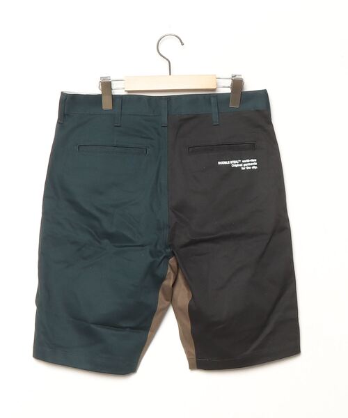 「DOUBLE STEAL」 ハーフパンツ MEDIUM ネイビー メンズ_画像2