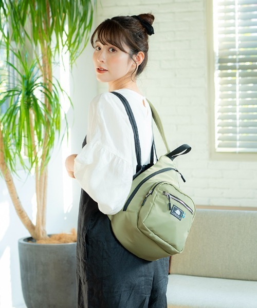 古着女子　スリングバッグ　ボディ　ワンショルダー　00s 水色　ギミック A.M.S.｜スカンジナビアンフォレスト ショルダーバッグ レディース 斜