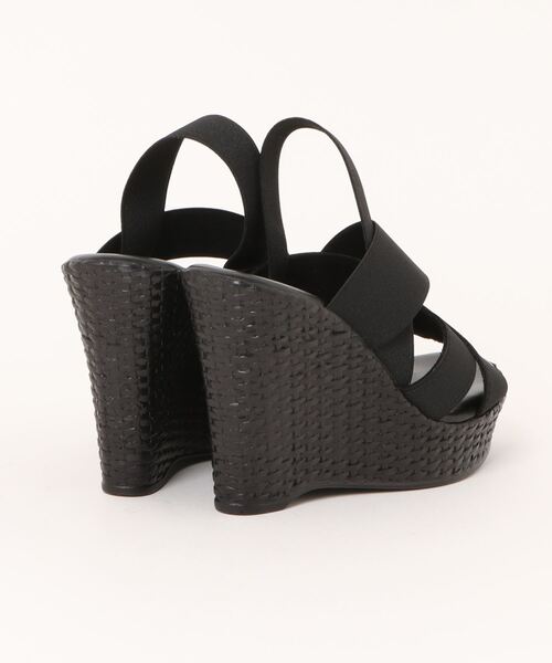 「INTER-CHAUSSURES」 ヒールサンダル 38 シルバー レディース_画像2