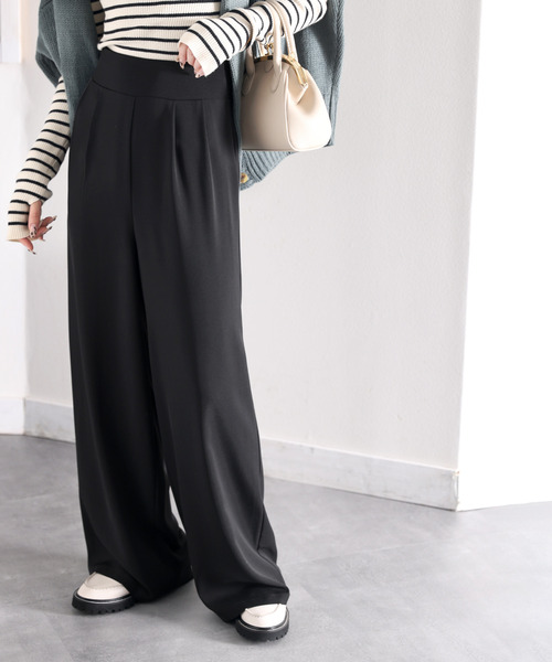 「RIRIYANO」 スラックス SMALL ベージュ レディース_画像3