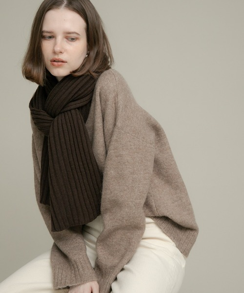 マルセルラサンス リブニットマフラー URBAN RESEARCH Sonny Label マフラー ストール リブニット