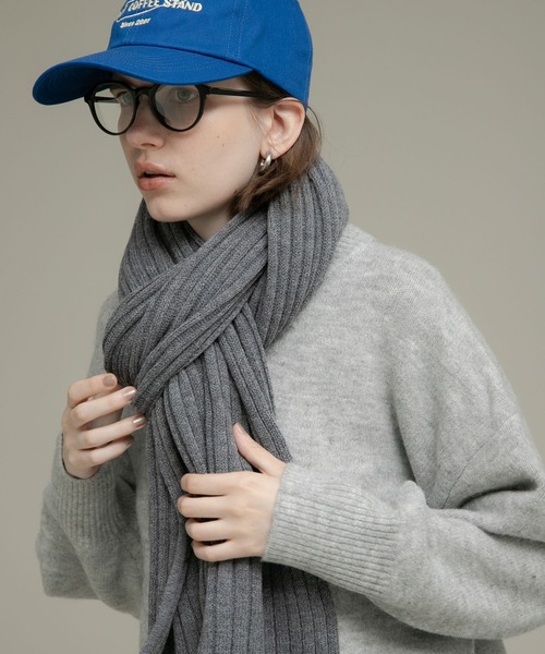 URBAN RESEARCH Sonny Label マフラー ストール リブニット