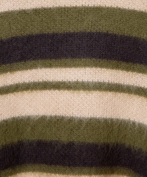 「WEGO」 長袖ニット LARGE グリーン メンズ_画像5