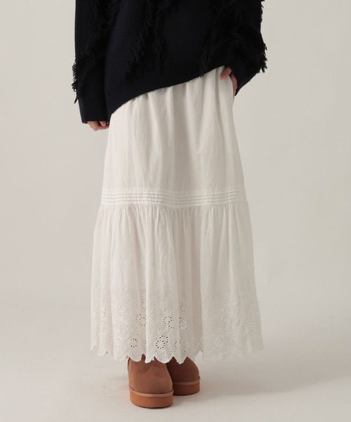 Elura（エルーラ） スカート コットンレーススカート/622313