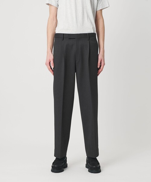 【未使用タグ付き】UNITED ARROWS テーパードパンツ 毛100% BEAUTY＆YOUTH UNITED ARROWS スラックス 「ID UNITED ARROWS