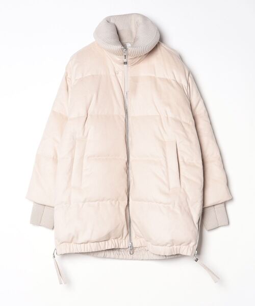 DUNO（デュノ） BLANCA ダウンジャケット 40 ベージュ レディース