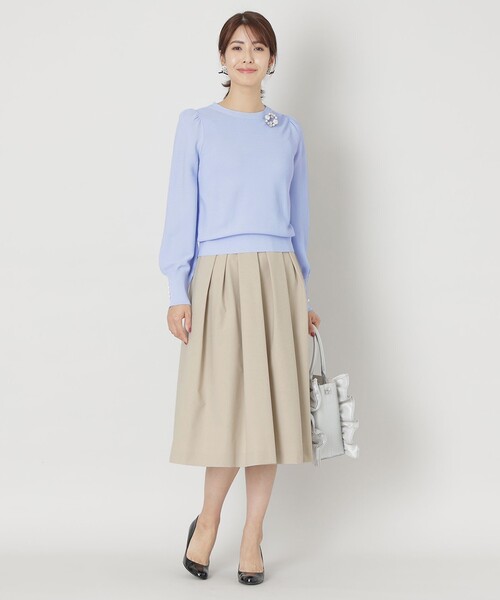 TO BE CHIC（トゥー ビー シック） 長袖ニット 40 ピンク レディース