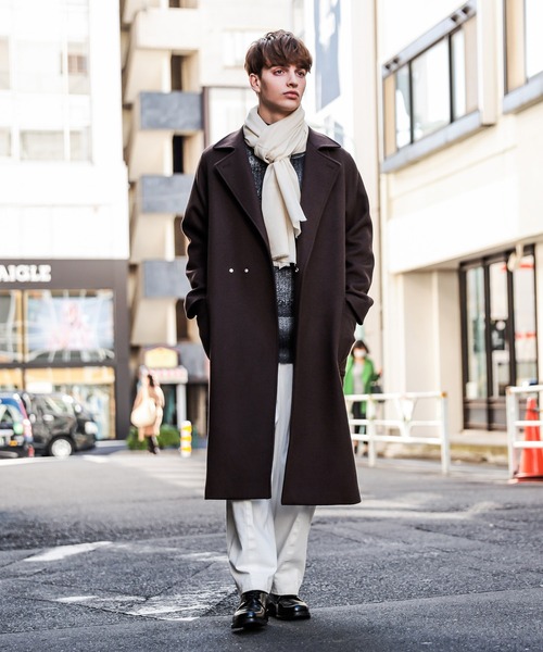 Lui's ロングコート コート アウター ルイス ブラック 黒 Lui's（ルイス） トレンチコート コート ベーシックロングトレンチ