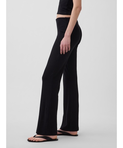 GAP（ギャップ） パンツ モダン ワイドリブ フレアパンツ レディース