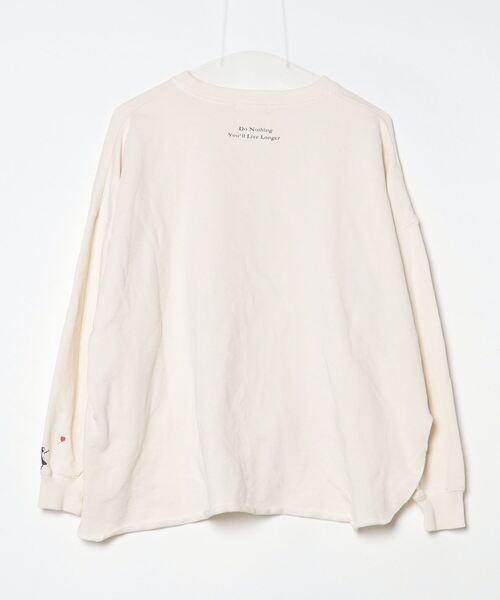 「BRANDALISED」 スウェットカットソー M ベージュ メンズ_画像2