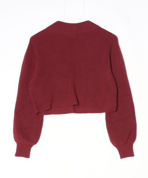 ブルーレーベルクレストブリッジバルーンスリーブ 長袖トップス&ニットベスト コットンアクリルケーブルニットベスト（55N03417＿＿